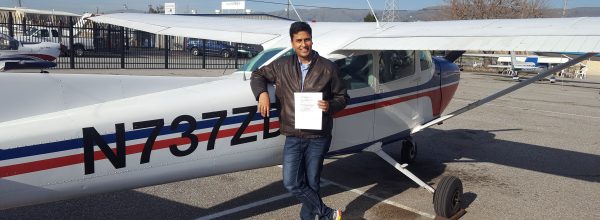 New Private Pilot – Harsh Parandekar