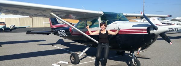 First Solo Flight – Mihaela Popescu-Stanesti