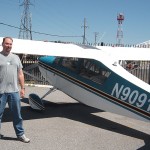 Steve Rank earns tailwheel endorsement in Citabria at AeroDynamic Aviation flight training school San Jose San Francisco Bay Area California