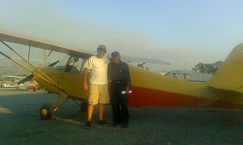 Mike Lancon passes sport pilot flight test