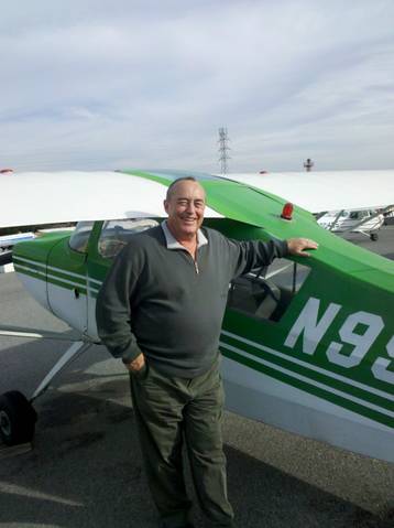 Bruce La Fountain earns tailwheel endorsement at AeroDynamic Aviation Flight training school San Jose San Francisco Bay Area California