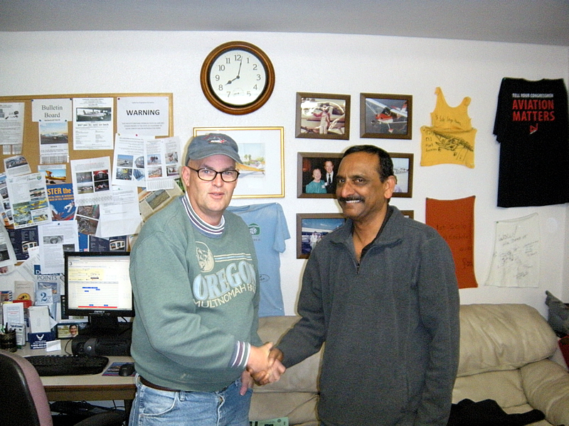 Anup Kumar earns ATP at AeroDynamic Aviation flight school San Jose Salinas San Francisco Bay Area California