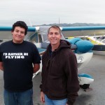 Ian soloes a Citabria Taildragger at AeroDynamic Aviation flight training school San Jose San Francisco Bay Area California