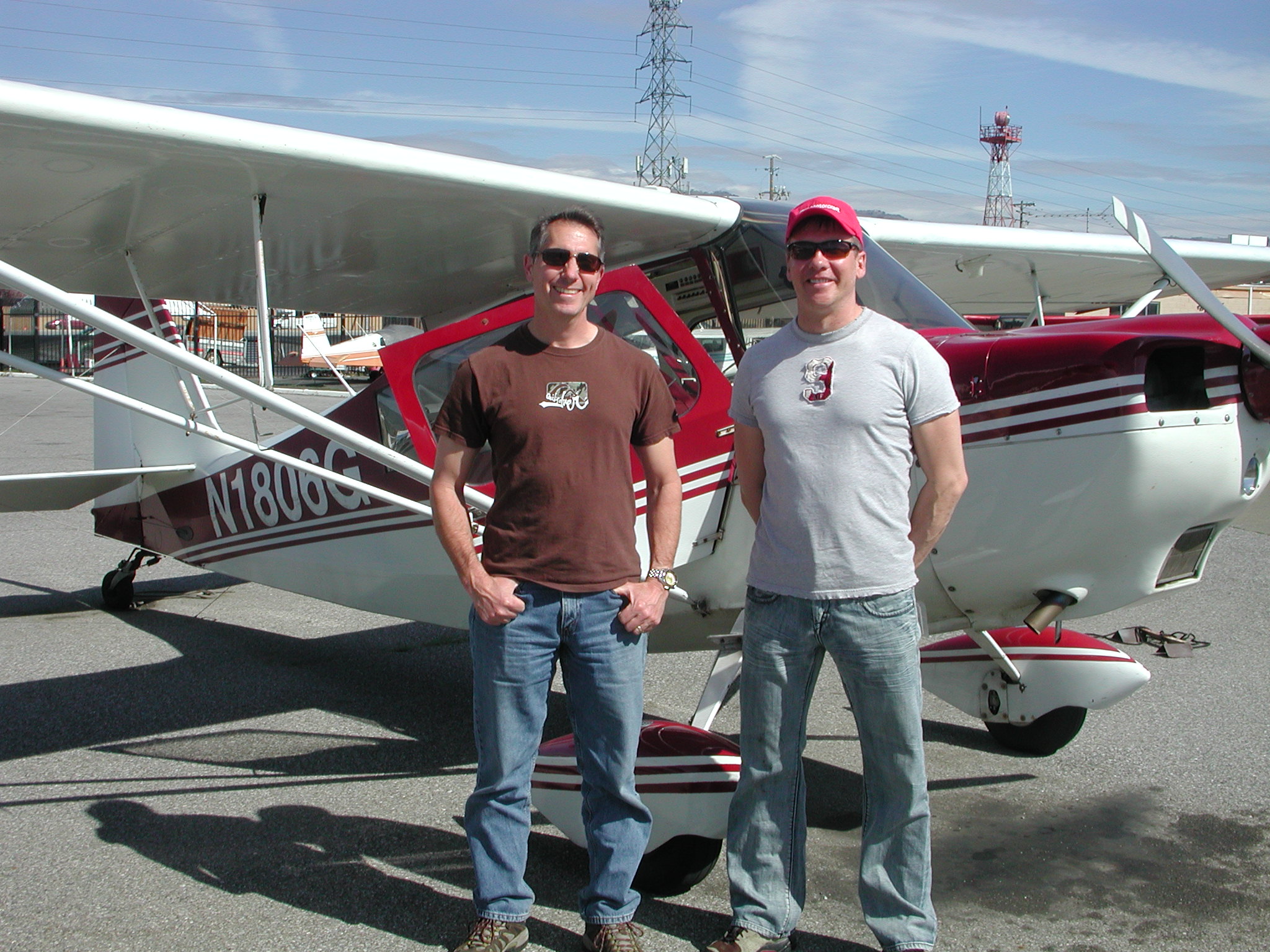 Tom Tymn flies tailwheel at AeroDynamic Aviation located at Reid Hillview Airport in San Jose, CA