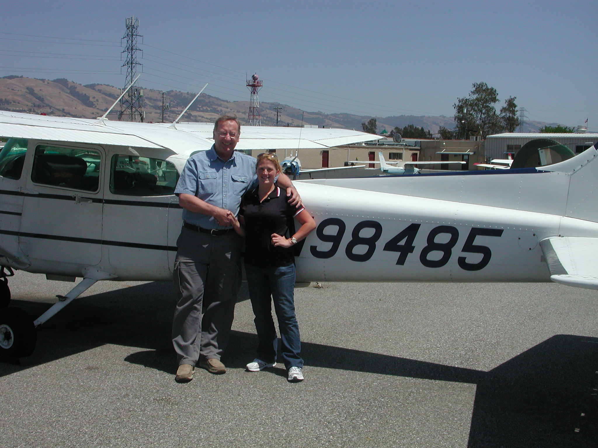 Jen passes CFII checkride at AeroDynamic Aviation located at Reid Hillview Airport in San Jose, CA.