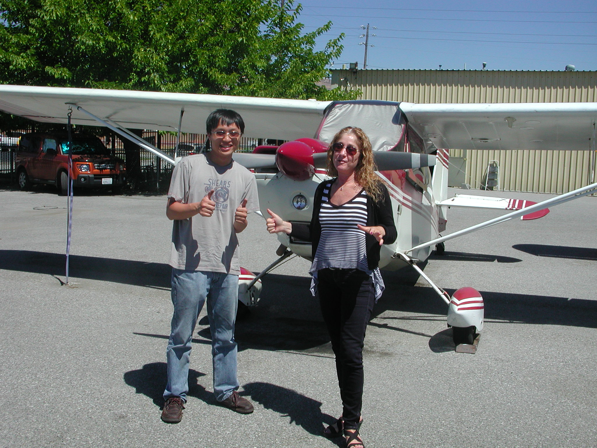 Matthew Lai passes private pilot checkride at AeroDynamic Aviation located at Reid Hillview Airport in San Jose, CA.