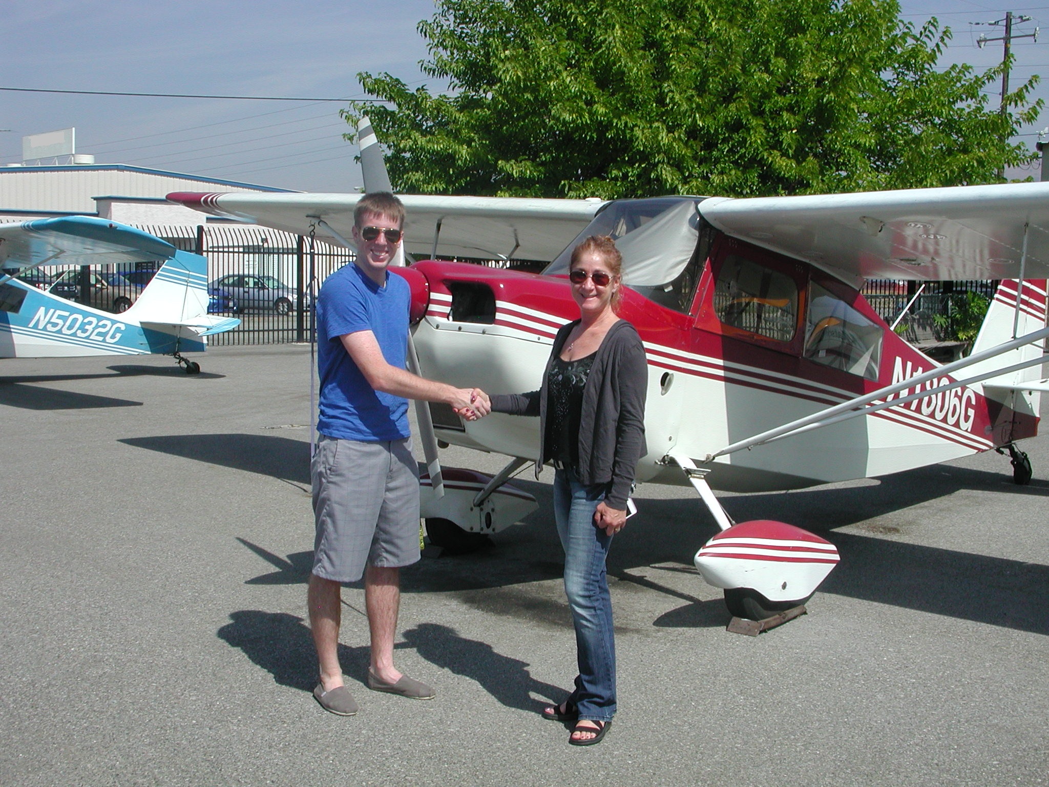 Nick Collison passes private pilot checkride at AeroDynamic Aviation located at Reid Hillview Airport in San Jose, CA.