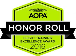 AOPA, flight training, honor, aerodynamic