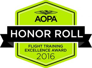 AOPA, flight training, honor, aerodynamic