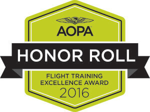 AOPA, flight training, honor, aerodynamic