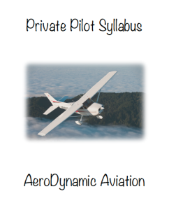 Cessna syllabus, private pilot syllabus, sport pilot syllabus, flight training, pilot license