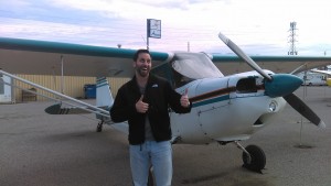 first solo flight, Citabria, 7ECA