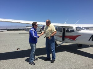 Solo flight, Cessna, Monterey