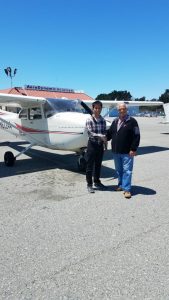 C172, monterey, flight training