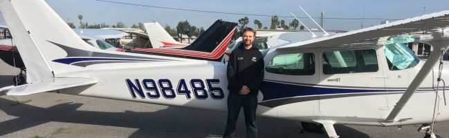 solo, flight training, N98485