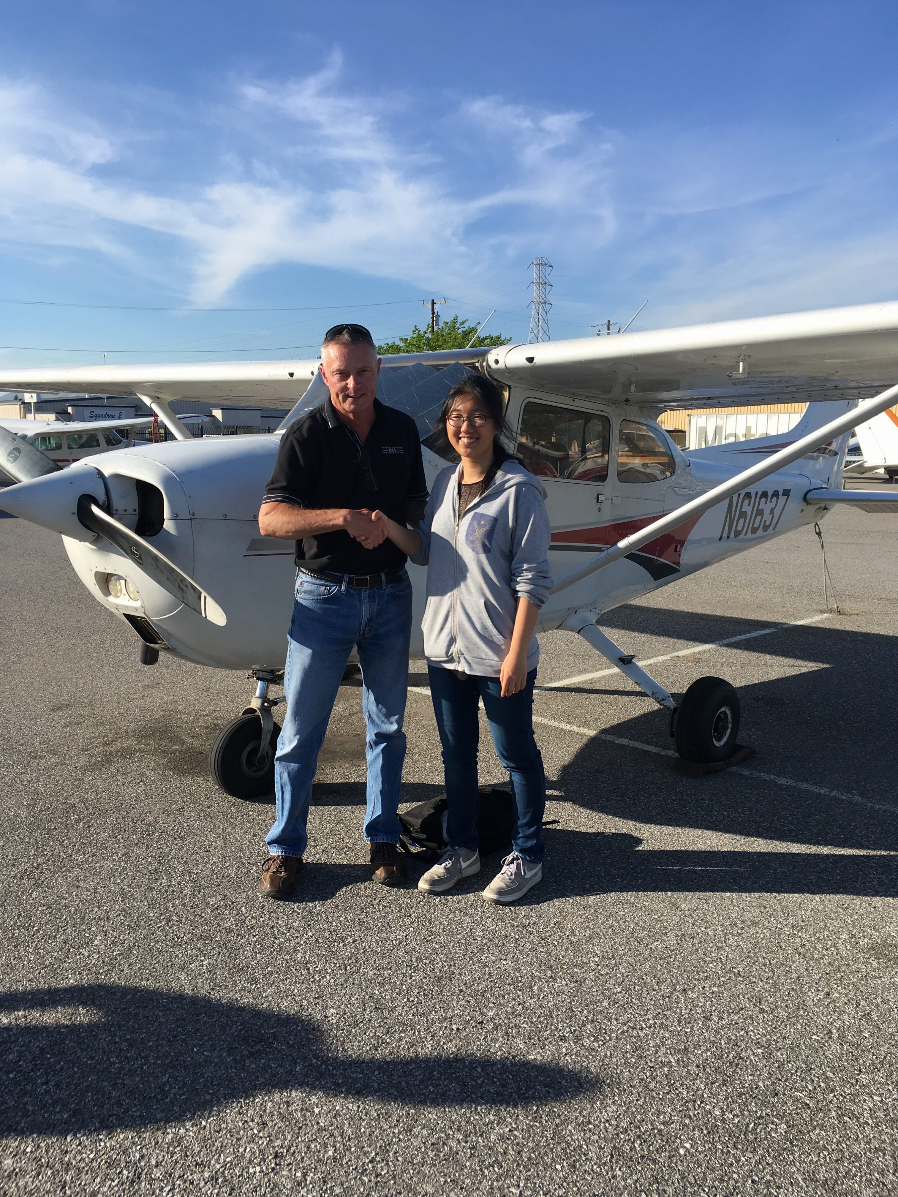 N61637, pilot, checkride, cessna