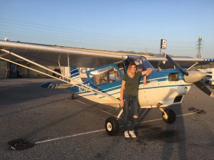 student pilot, solo, 7ECA, citabria