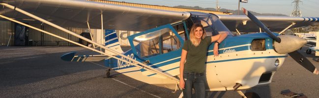 student pilot, solo, 7ECA, citabria