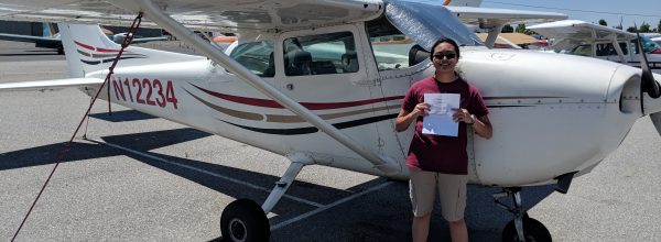 New Private Pilot – Katrina Espinoza
