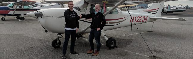 first solo, flight training, cessna, ca