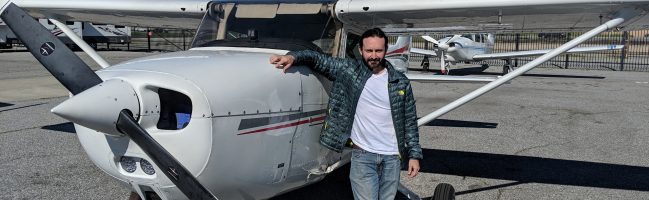 solo, flight, C172