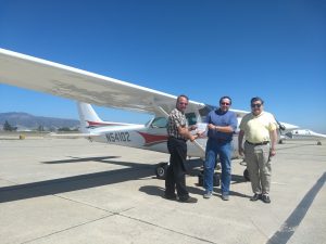 checkride, cessna, california