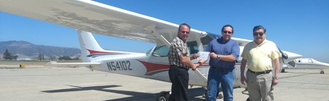 checkride, cessna, california