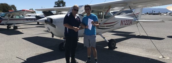 New Private Pilot – Jacob Tarango