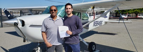 New Private Pilot – Sergi Perdices