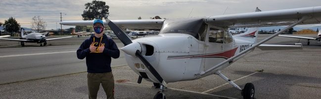 solo, flight, N61637