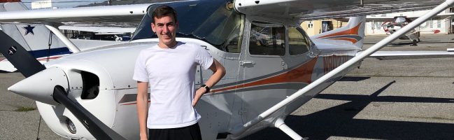 solo, flight, N9027H