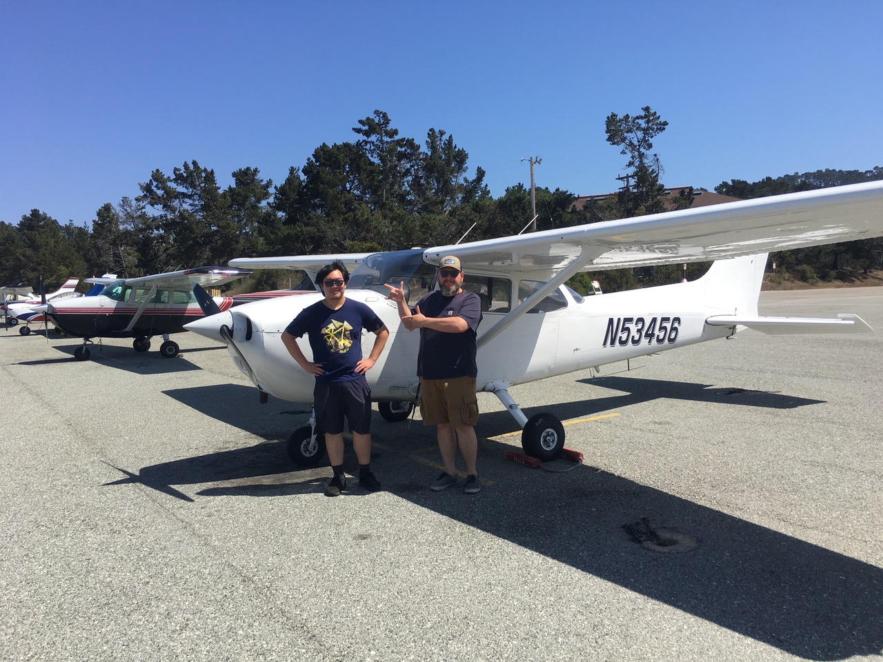 Monterey, flight, solo, pilot