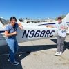 Solo, flight, training, Cessna