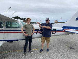 KMRY, checkride, pilot