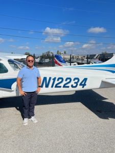 first solo, flight, KRHV