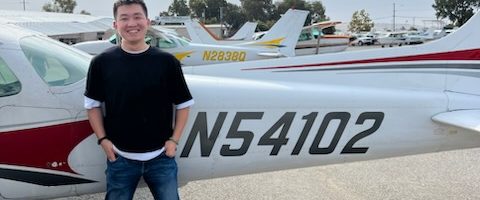 solo, flight, C172